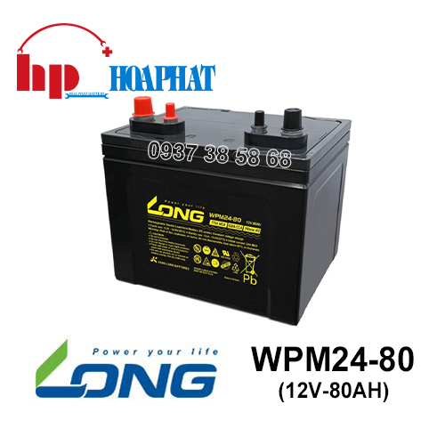 Ắc Quy Long WPM24-80 (12V-80Ah)