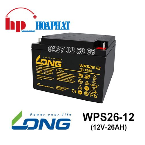 Ắc Quy Long WPS26-12 (12V-26Ah)