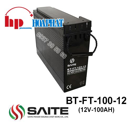 Ắc Quy Saite BT-FT-100-12 (12V-100Ah) Chính Hãng