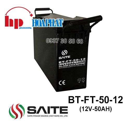 Ắc Quy Saite BT-FT-50-12 (12V-50Ah) Chính Hãng