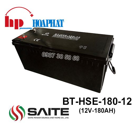 Ắc Quy Saite BT-HSE-180-12 (12V-180Ah) Chính Hãng