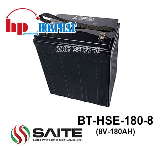 Ắc Quy Saite BT-HSE-180-8 (8V-180Ah) Chính Hãng