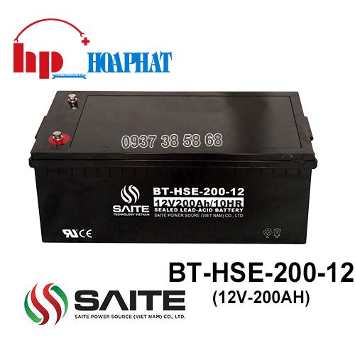 Ắc Quy Saite BT-HSE-200-12 (12V-200Ah) Chính Hãng