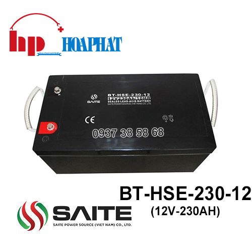 Ắc Quy Saite BT-HSE-230-12 (12V-230Ah) Chính Hãng