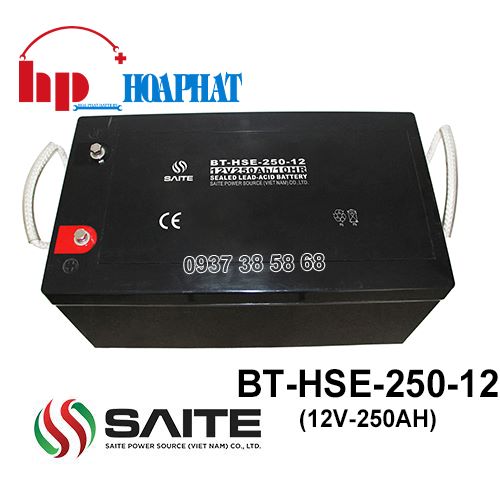 Ắc Quy Saite BT-HSE-250-12 (12V-250Ah) Chính Hãng