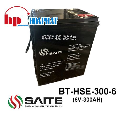 Ắc Quy Saite BT-HSE-300-6 (6V-300Ah) Chính Hãng
