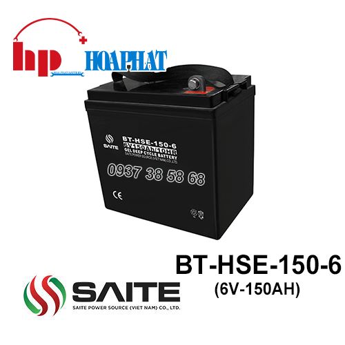 Ắc Quy Saite BT-HSE-150-6 (6V-150Ah) Chính Hãng