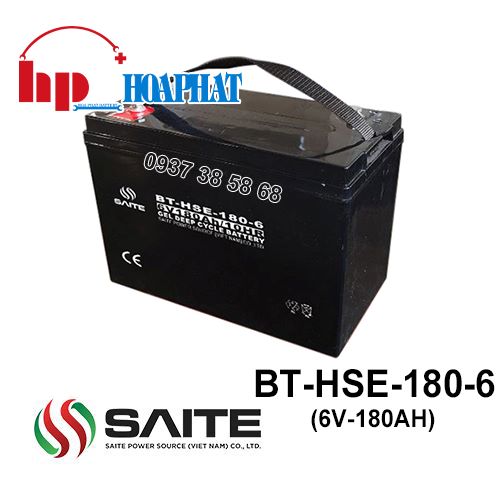 Ắc Quy Saite BT-HSE-180-6 (6V-180Ah) Chính Hãng
