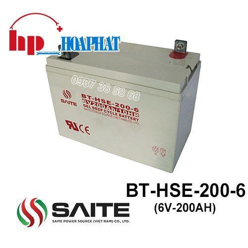Ắc Quy Saite BT-HSE-200-6 (6V-200Ah) Chính Hãng