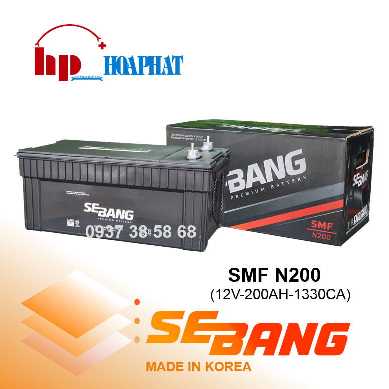 ẮC QUY SEBANG SMF N200 (12V-200AH)