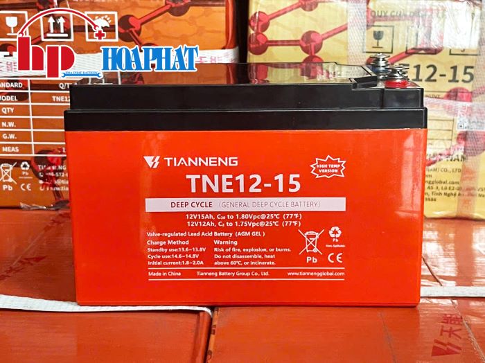 Bình Ắc Quy Tianneng TNE12-15 Chính Hãng