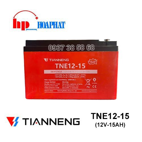 Ắc Quy Tianneng TNE12-15 (12V-15Ah) Chính Hãng