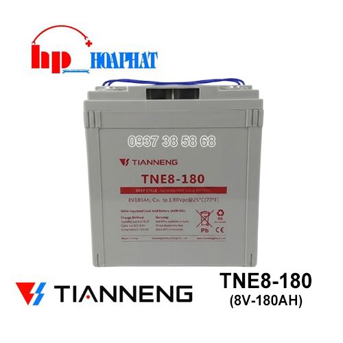 Ắc Quy Tianneng TNE8-180 (8V-180Ah)