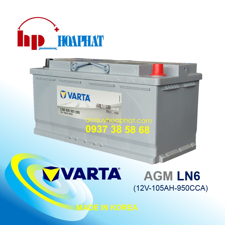 ẮC QUY VARTA AGM LN6 (12V-105AH)