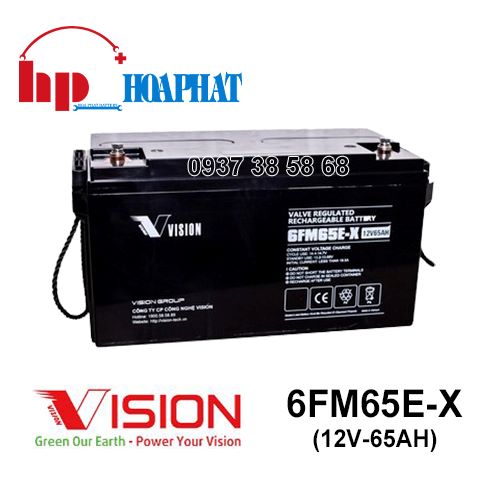 Ắc Quy Vision 6FM65E-X (12V-65Ah)