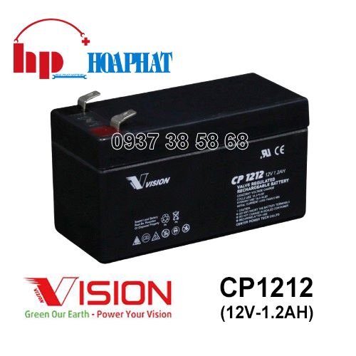 Ắc Quy Vision CP1212 (12V-1.2Ah)