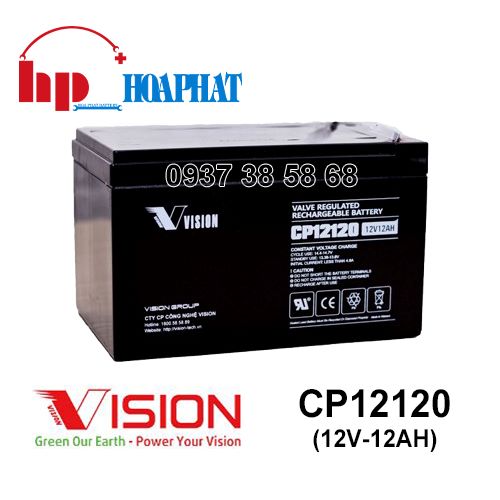 Ắc Quy Vision CP12120 (12V-12Ah)