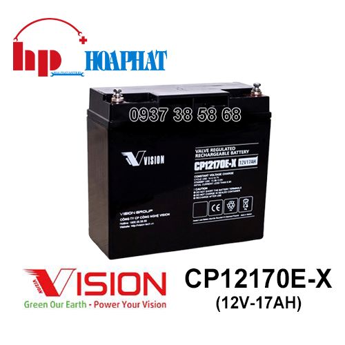 Ắc Quy Vision CP12170E-X (12V-17Ah)