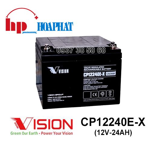 Ắc Quy Vision CP12240E-X (12V-24Ah)