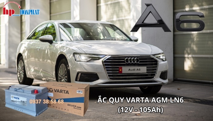 Ắc quy xe Audi A6