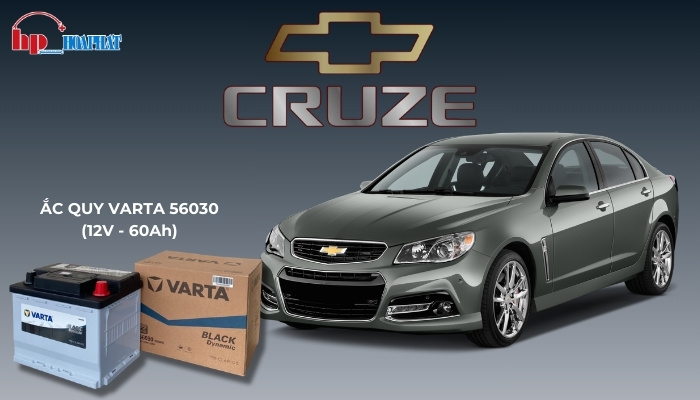 Ắc quy cho xe Chevrolet Cruze