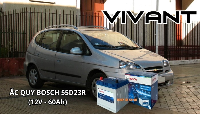 Ắc quy xe Chevrolet Vivant