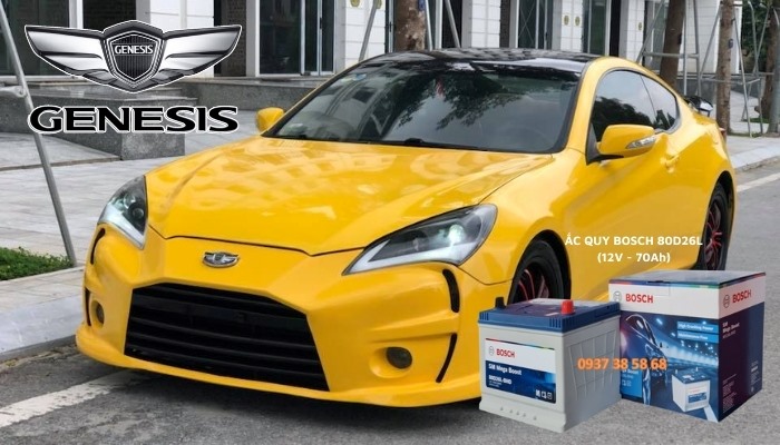 Ắc quy xe Hyundai Genesis
