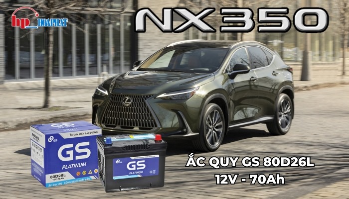 Ắc quy cho xe Lexus NX350