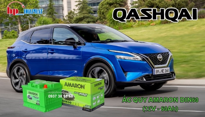 Ắc quy cho xe Nissan Qashqai