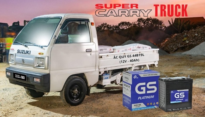 Ắc quy xe Suzuki Super Carry Truck