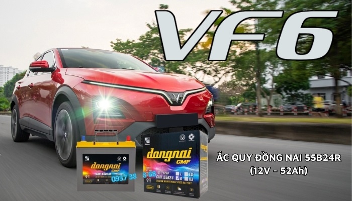 Ắc quy Đồng Nai cho Vinfast VF6