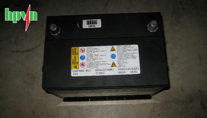 Ắc quy nguyên bản theo xe Hyundai SantaFe máy xăng trước 2017