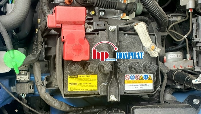 Bình ắc quy nguyên bản theo xe Suzuki Swift