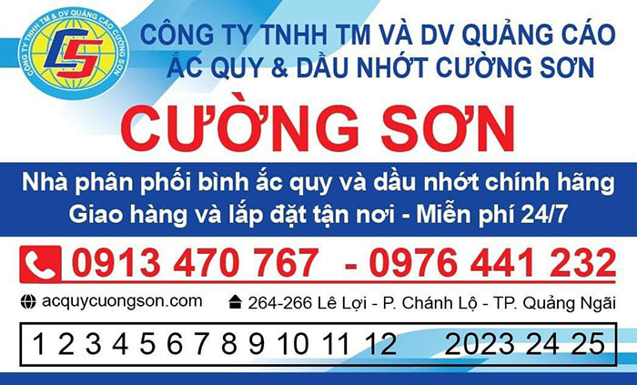 Ắc quy Cường Sơn