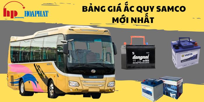 banner xe bang gia ac quy xe samco 2
