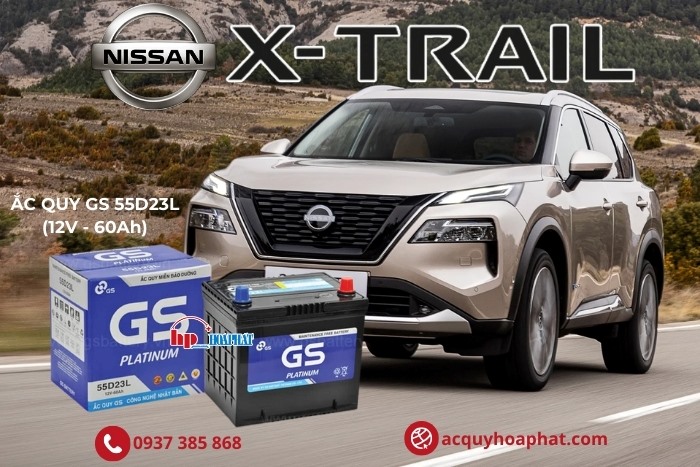 Giá Thay Bình Ắc Quy Xe Nissan X-Trail 