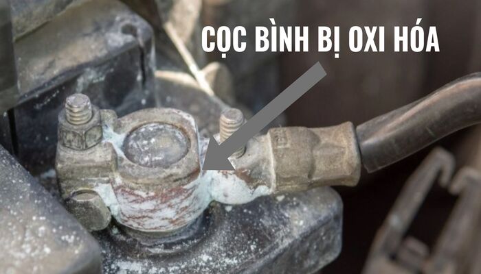 Hình ảnh cọc bình oxi hóa