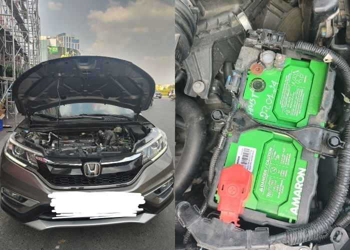 Thay bình ắc quy xe Honda CR-V chính hãng tại TP. HCM
