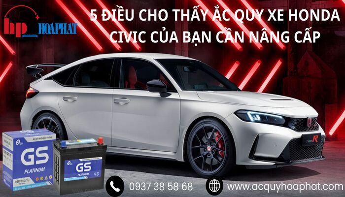 5 Điều cho thấy ắc quy xe Honda Civic của bạn cần được thay thế