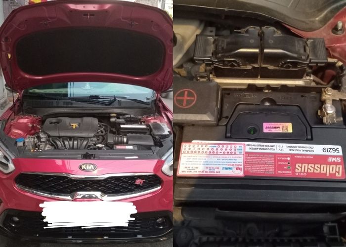 Thay ắc quy colossus cho ắc quy xe Kia Cerato 