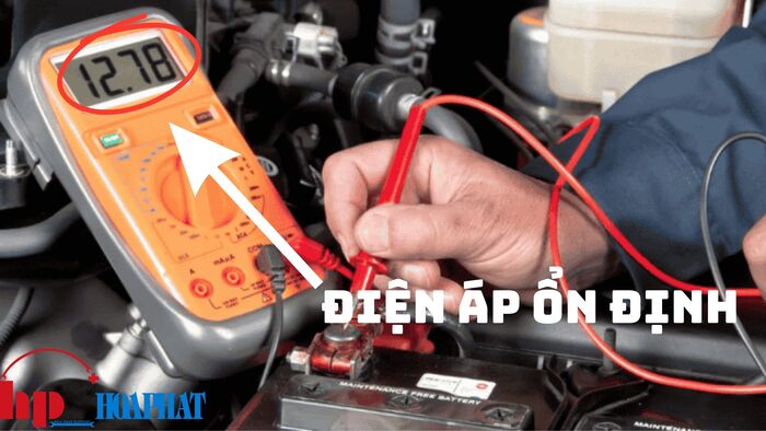 Hình ảnh đo điện áp