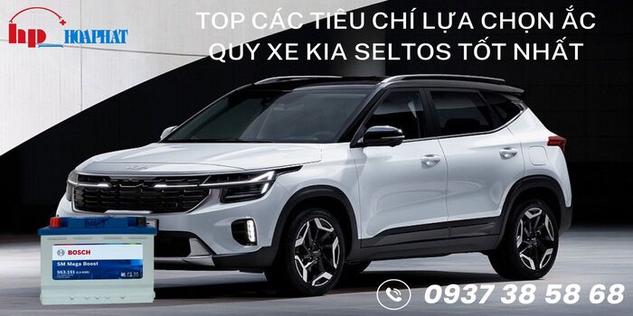 NHỮNG ĐIỀU CẦN LƯU Ý KHI THAY ẮC QUY CHO XE KIA SELTOS