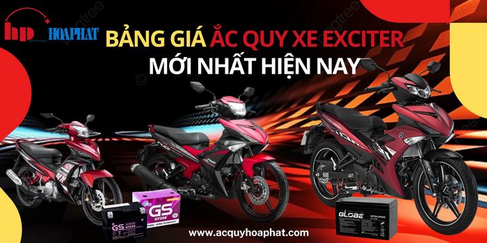 banner bảng giá ắc quy exciter 3