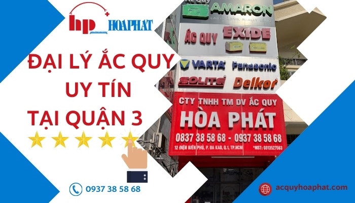 Đại Lý Ắc Quy Quận 3