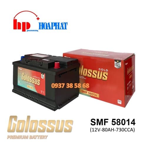 ẮC QUY COLOSSUS 58014 (12V-80AH)