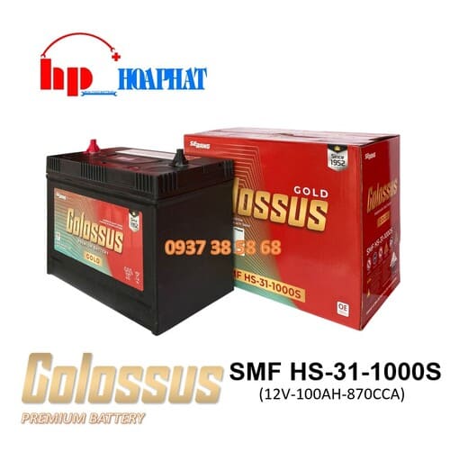  ẮC QUY COLOSSUS HS-31-1000S (12V-100AH)