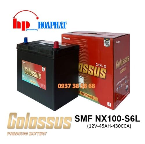 ẮC QUY COLOSSUS NX100-S6L (12V-45AH)