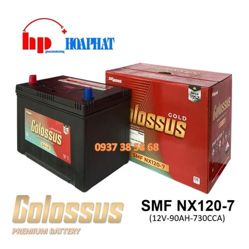 ẮC QUY COLOSSUS NX120-7 (12V-90AH)