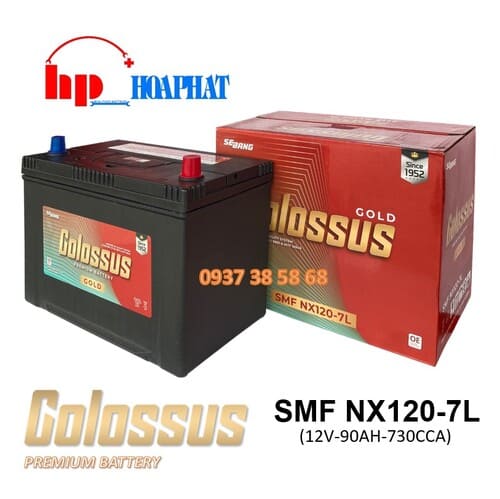 ẮC QUY COLOSSUS NX120-7L (12V-90AH)
