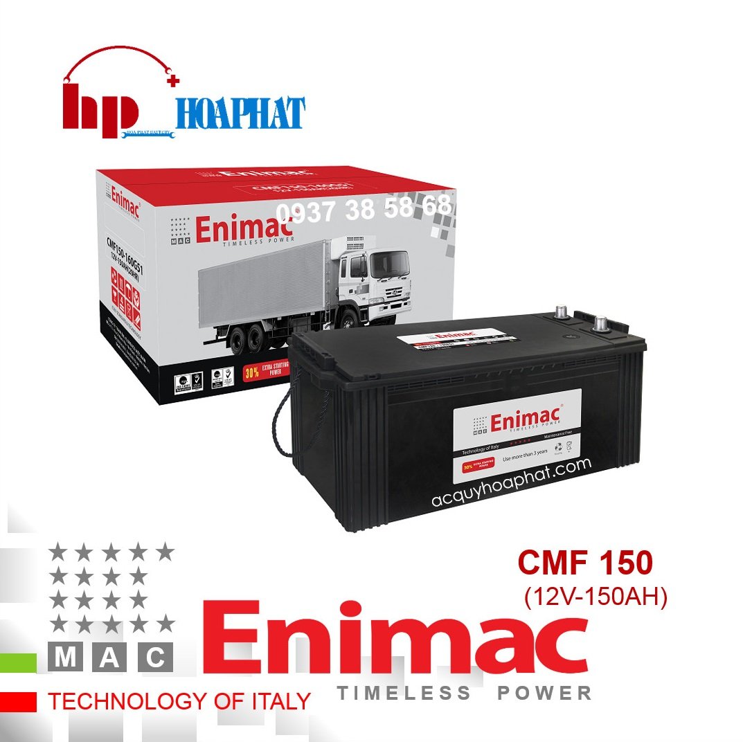  ẮC QUY ENIMAC CMF 150 (12V-150AH)